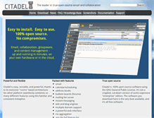 Tablet Screenshot of citadel.org