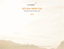Tablet Screenshot of citadel.co.za